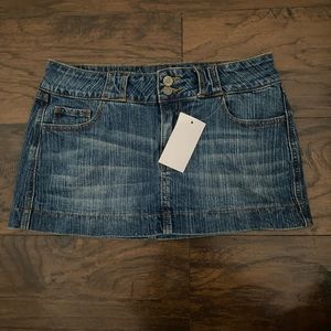 Brandy Melville Denim Mini Skirt